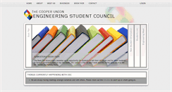 Desktop Screenshot of esc.cooper.edu